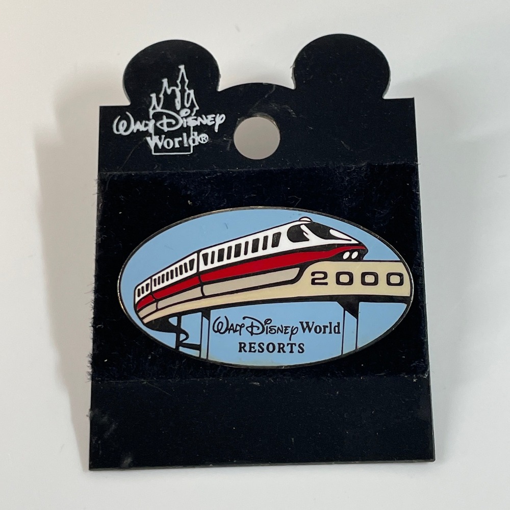 Disney Monorail Pin Walt Disney World Resorts 2000 Millennium Train Vintage